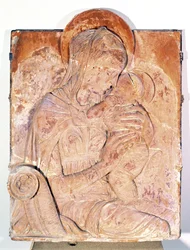 Vierge et Enfant (terre cuite)